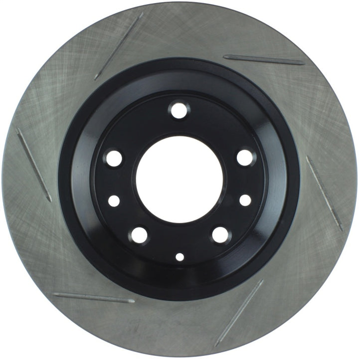 StopTech Power Slot Mazda Mazda6 Slotted Left Rear Rotor - Bull Strap