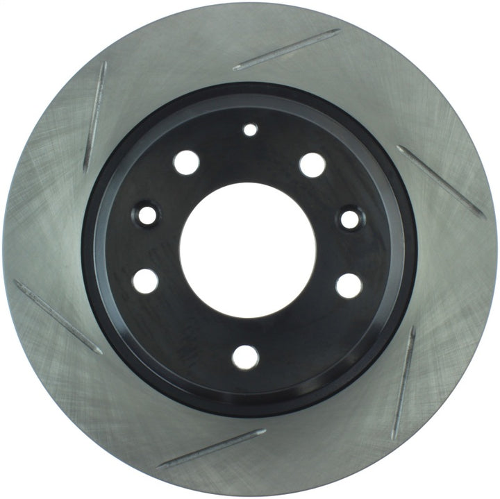 StopTech Power Slot Mazda Mazda6 Slotted Right Rear Rotor - Bull Strap