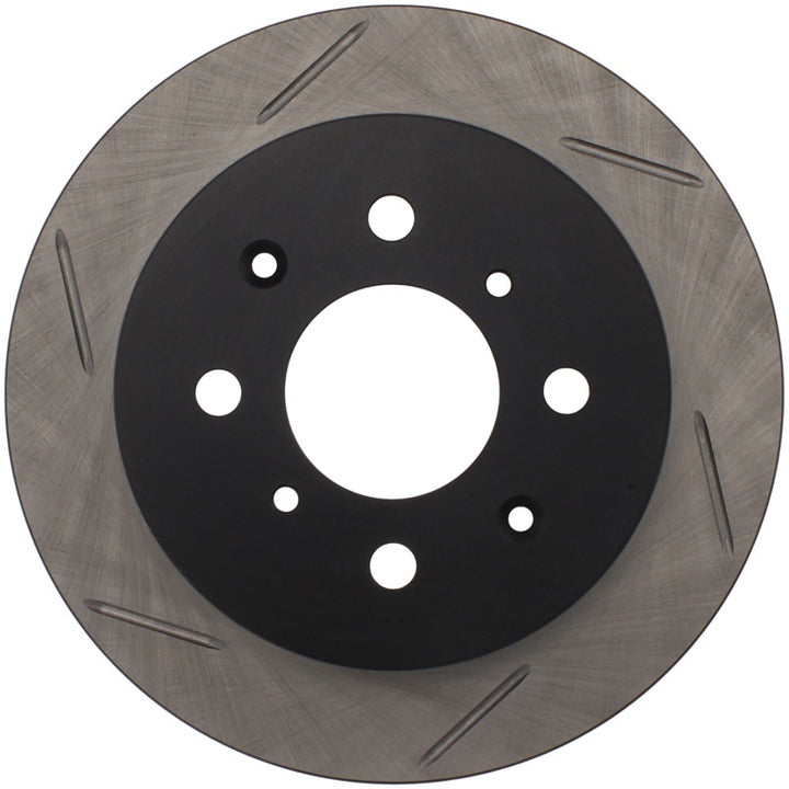 StopTech Power Slot Rear Right Rotor 90-01 Integra (exc. Type R) /all 93-00 Civic w rear disc/93-9 - Bull Strap