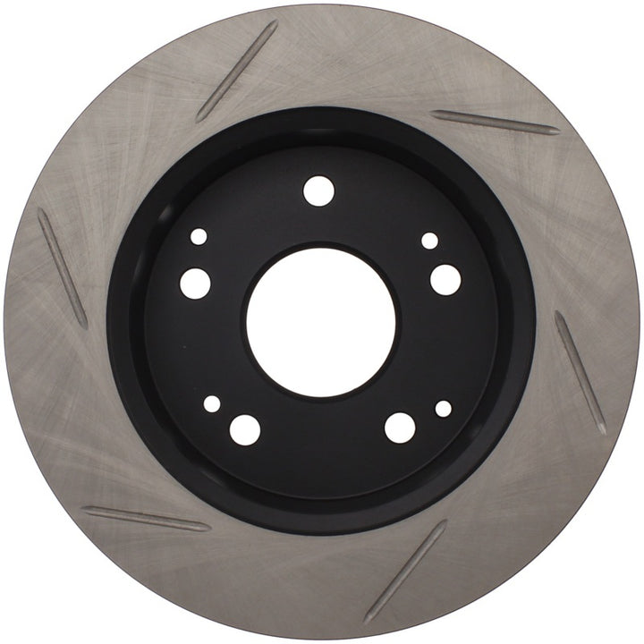StopTech Power Slot Slotted 02-06 Acura RSX Incl. Type S / 97-01 Integra Type R Rear Left Rotor - Bull Strap