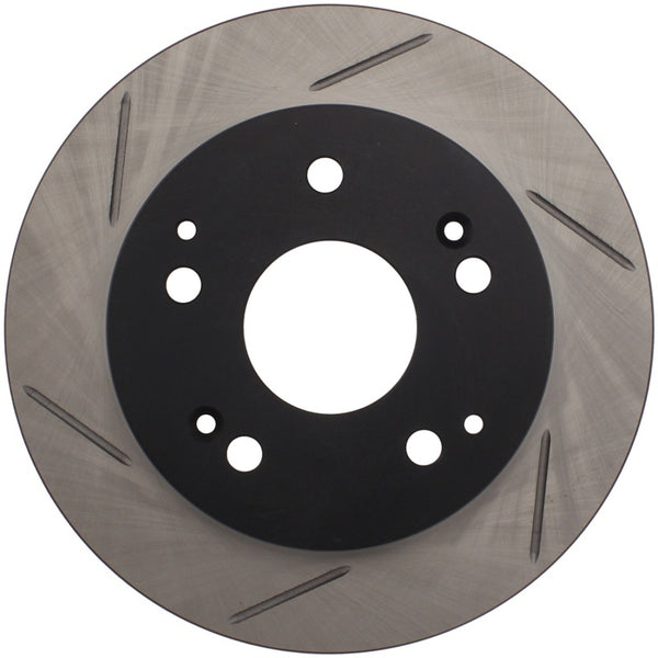 StopTech Power Slot Slotted 02-06 Acura RSX Incl. Type S / 97-01 Integra Type R Rear Right Rotor - Bull Strap