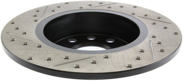 StopTech Slotted & Drilled Sport Brake Rotor - Bull Strap