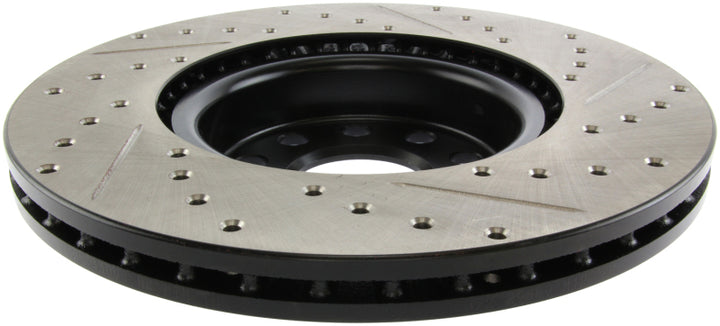 StopTech Slotted & Drilled Sport Brake Rotor - Bull Strap