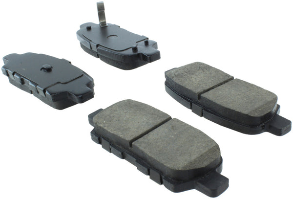 StopTech Sport Performance 10-17 Nissan 370Z Rear Brake Pads - Bull Strap
