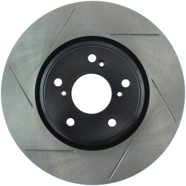 StopTech Sport Slotted 17-18 Acura ILX Front Right Rotor - Bull Strap