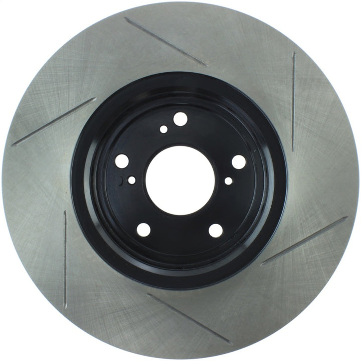 StopTech Sport Slotted 17-18 Acura ILX Front Right Rotor - Bull Strap