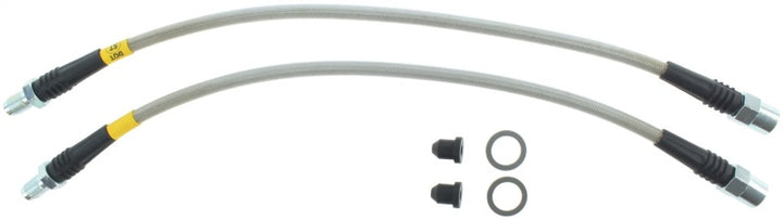 StopTech Stainless Steel Brake Line Kit - Front - Bull Strap