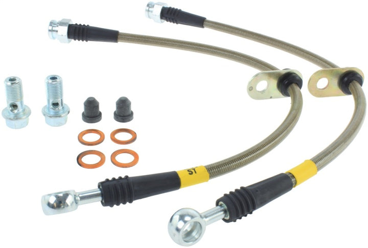 StopTech Stainless Steel Brake Line Kit - Front - Bull Strap