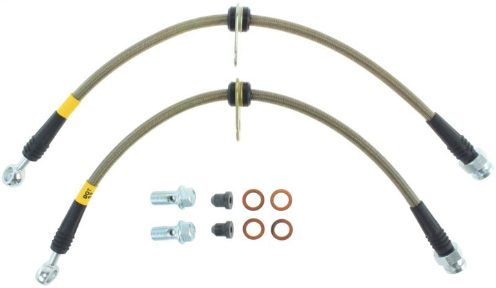StopTech Stainless Steel Brake Line Kit - Front - Bull Strap