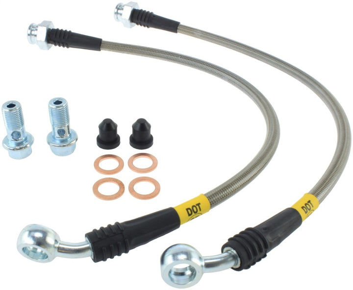 StopTech Stainless Steel Brake Line Kit - Rear - Bull Strap