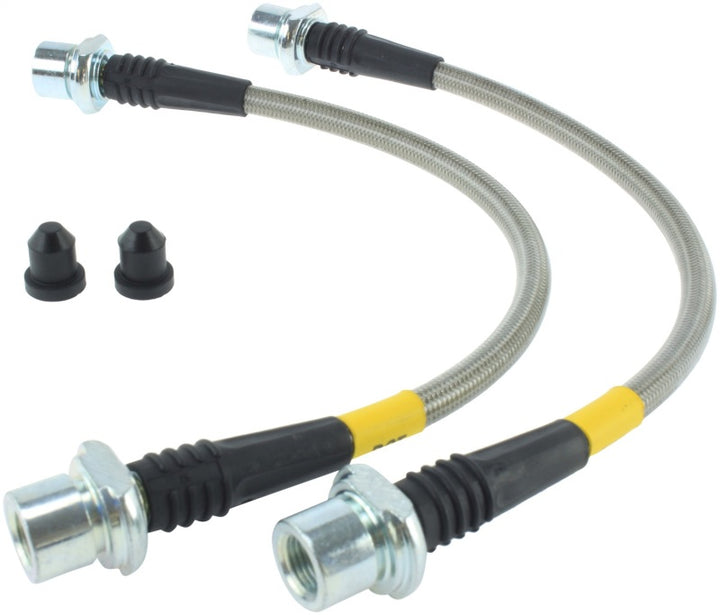 StopTech Stainless Steel Front Brake lines for 95-07 Toyota 4 Runner - Bull Strap