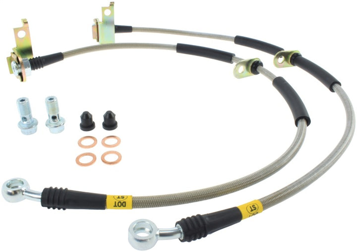 StopTech Stainless Steel Front Brake lines for Mazda 6 - Bull Strap