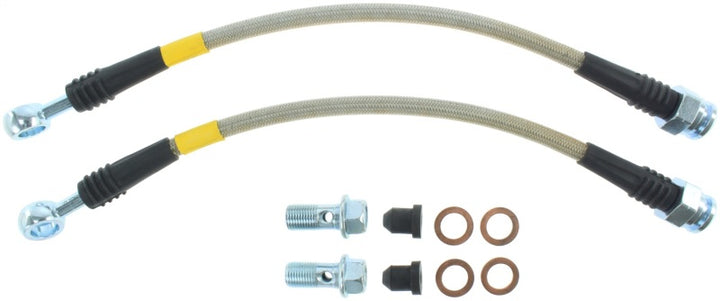 StopTech Stainless Steel Rear Brake lines for Mazda 6 - Bull Strap