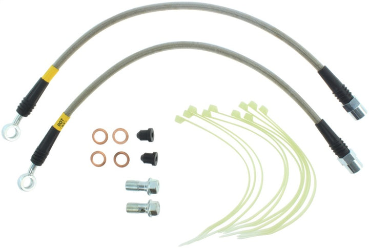 StopTech VW/Audi Front Stainless Steel Brake Line Kit - Bull Strap