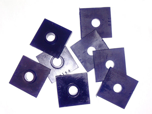 SuperPro 1962 MG MGB Base Crossmember-to-Chassis Mount Bushing Kit - Bull Strap