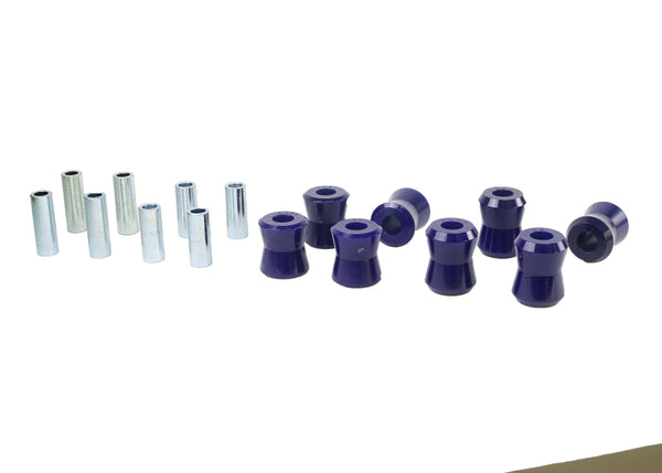 SuperPro 1966 Fiat 124 Base Rear Lower Trailing Arm Lower Bushing Set - Bull Strap