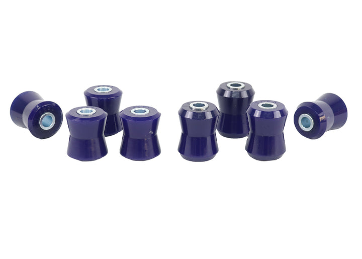 SuperPro 1966 Fiat 124 Base Rear Lower Trailing Arm Lower Bushing Set - Bull Strap