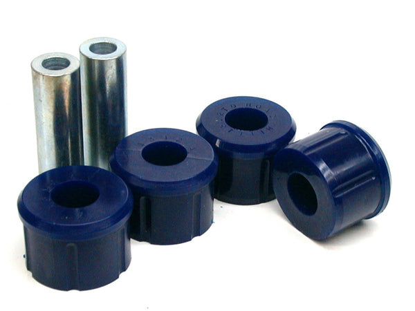 SuperPro 1975 Volvo 242 GL Rear Trailing Arm-to-Axle Bushing Kit (Re-Uses OEM Shell) - Bull Strap