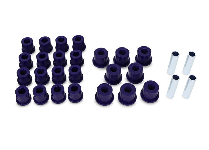 SuperPro 1987 Jeep Wrangler Sport & Leaf Spring Bushing Kit - Bull Strap
