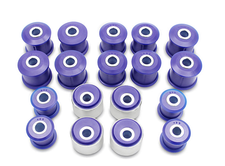 SuperPro 1991 Toyota Land Cruiser Base Front / Rear Vehicle Bushing Kit - 2 Deg. Caster Correction - Bull Strap