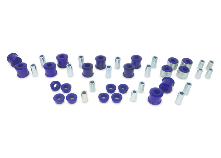 SuperPro 1991 Toyota Land Cruiser Base Front / Rear Vehicle Bushing Kit - 2 Deg. Caster Correction - Bull Strap