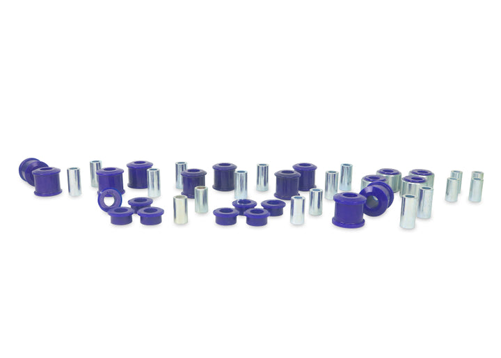 SuperPro 1991 Toyota Land Cruiser Base Front / Rear Vehicle Bushing Kit - 2 Deg. Caster Correction - Bull Strap
