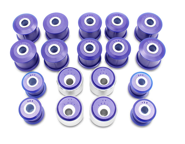 SuperPro 1991 Toyota Land Cruiser Base Front / Rear Vehicle Bushing Kit - 4 Deg. Caster Correction - Bull Strap