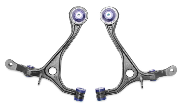 SuperPro 2003 Honda Accord DX Front Lower Control Arm Set w/ Bushings - Bull Strap
