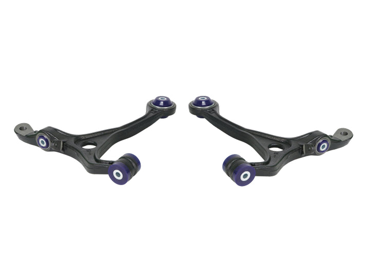 SuperPro 2003 Honda Accord DX Front Lower Control Arm Set w/ Bushings - Bull Strap