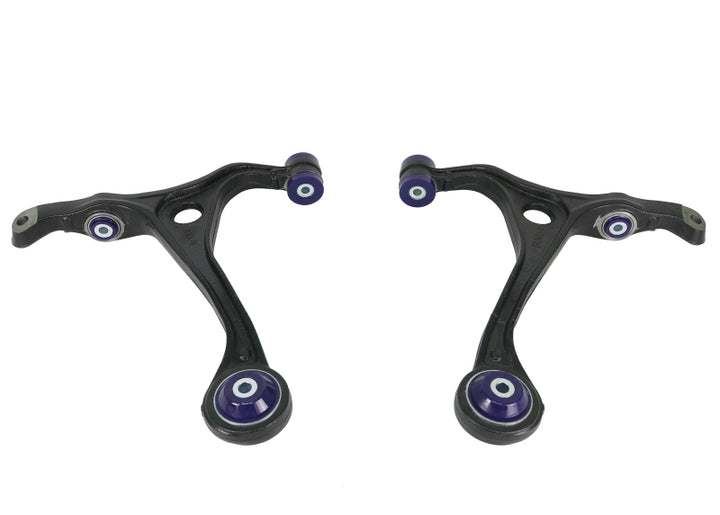 SuperPro 2003 Honda Accord DX Front Lower Control Arm Set w/ Bushings - Bull Strap