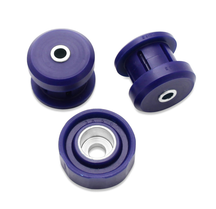 SuperPro 2003 Infiniti G35 Base Rear Differential Bushing Set - Pinion & Subframe Mounting - Bull Strap
