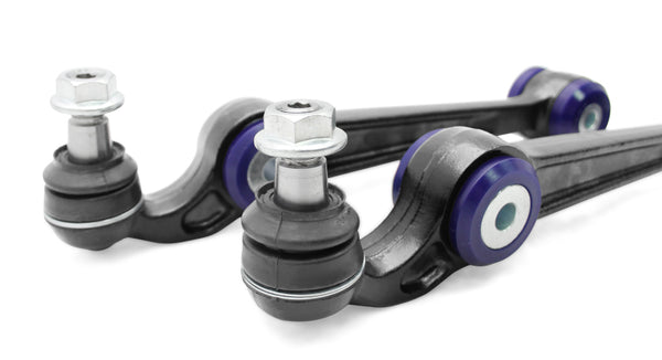 SuperPro 2003 Mazda 6 S Front Lower Control Arm Set w/ Bushings - Bull Strap