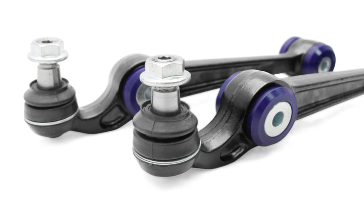 SuperPro 2003 Mazda 6 S Front Lower Control Arm Set w/ Bushings - Bull Strap