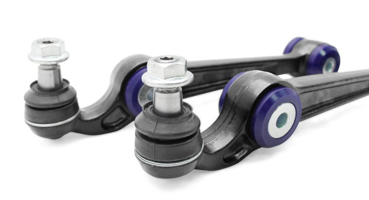 SuperPro 2003 Mazda 6 S Front Lower Control Arm Set w/ Bushings - Bull Strap