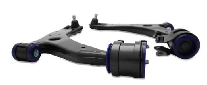 SuperPro 2004 Mazda 3 i Front Lower Control Arm Set w/ Bushings - Bull Strap