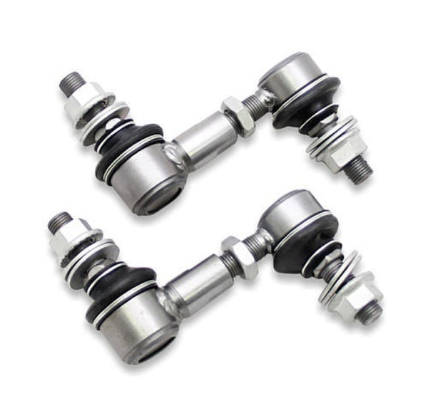 SuperPro 2004 Mazda RX-8 Base Rear HD Adjustable End Link Set (10mm Studs 85mm-100mm Length) - Bull Strap