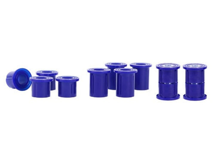 SuperPro 2005 Nissan Frontier LE Rear Leaf Spring and Shackle Bushing Kit - Bull Strap