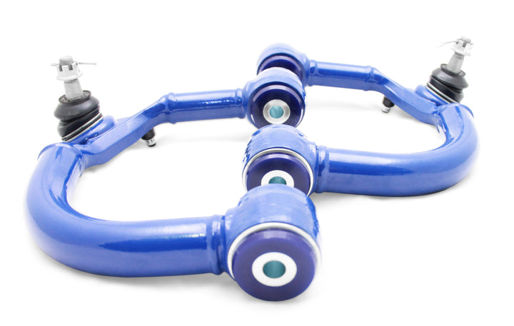 SuperPro 2005 Toyota Tacoma Pre Runner Front Upper Fixed Offset Control Arm Set - Bull Strap