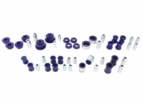 SuperPro 2006 Mazda MX-5 Miata Touring Fr/Rear Vehicle Master Bushing Kit - Camber/Caster Adjustable - Bull Strap