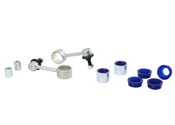SuperPro 2008 Subaru Impreza Outback Sport Rear HD High Articulation End Link Set - Bull Strap