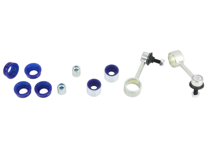 SuperPro 2008 Subaru Impreza Outback Sport Rear HD High Articulation End Link Set - Bull Strap