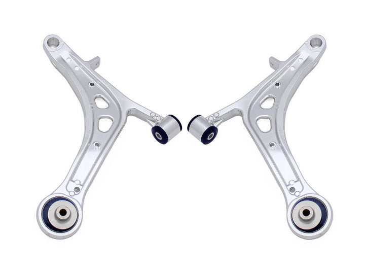 SuperPro 2008 Subaru Impreza WRX STI Front Lower Alloy Control Arm Kit (+Caster) - Bull Strap