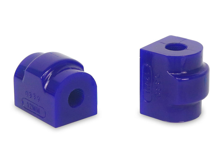 SuperPro 2009 BMW Z4 sDrive30i Rear 12mm Sway Bar Mount Bushing Set - Bull Strap
