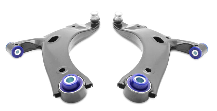 SuperPro 2009 Subaru Forester X Premium Front Lower Control Arm Set w/ Bushings - Bull Strap