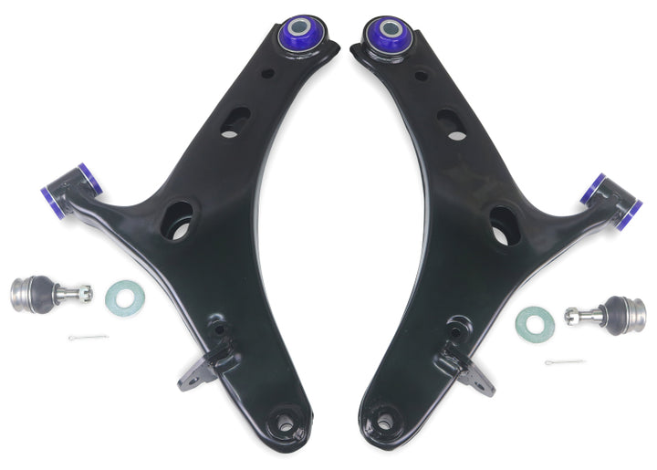 SuperPro 2014 Subaru Forester 2.5i Touring Front Lower Control Arm Set w/ Bushings - Bull Strap