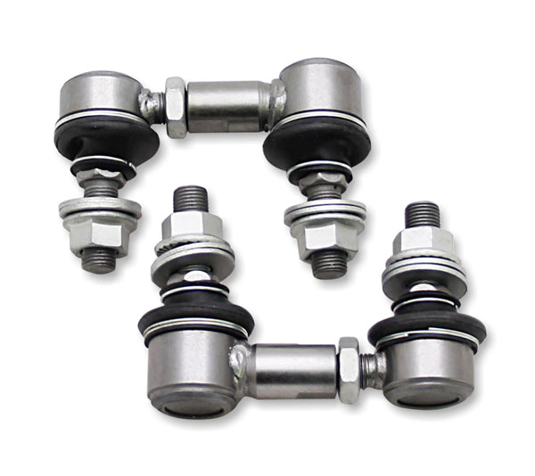 SuperPro 2015 Subaru WRX Limited Front HD Adjustable End Link Set (12mm Studs 75mm-85mm) - Bull Strap