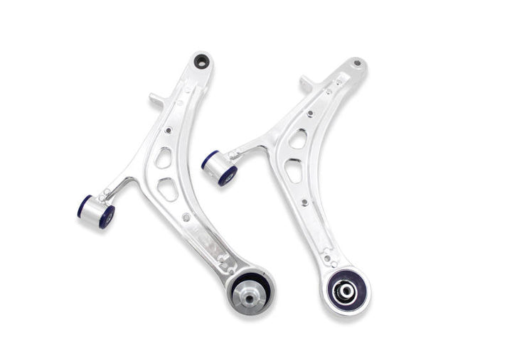 SuperPro 2015 Subaru WRX Limited Front Lower Alloy Control Arm Kit (+Caster) - Bull Strap