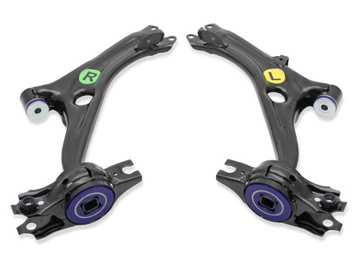 SuperPro 2016 Honda Civic EX Front Lower Control Arm Set w/ Bushings - Bull Strap