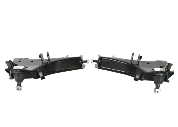 SuperPro 98-04 Nissan Frontier 2WD D22 Front Lower Control Arm Set - Bull Strap