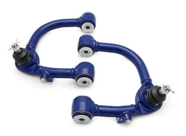 SuperPro Toyota Land Cruiser 100 Series Front Upper Fixed Offset Control Arm Set - Bull Strap